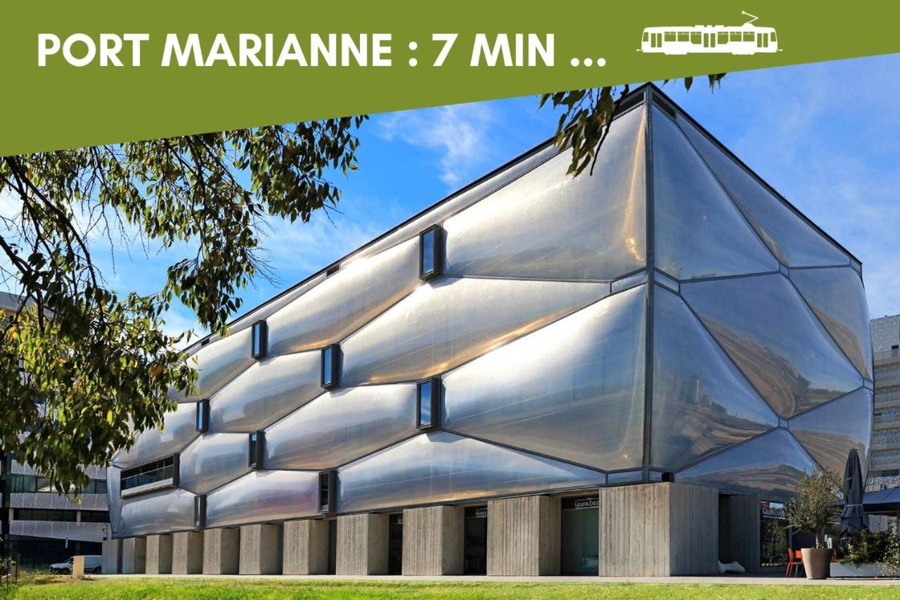 Nouveau - Jungle Montpeul - Clim - Wifi Fibre - Netflix - 5' Du Centre Et Gare - Parking - Loggia - 15' Des Plages Montpellier Exterior foto