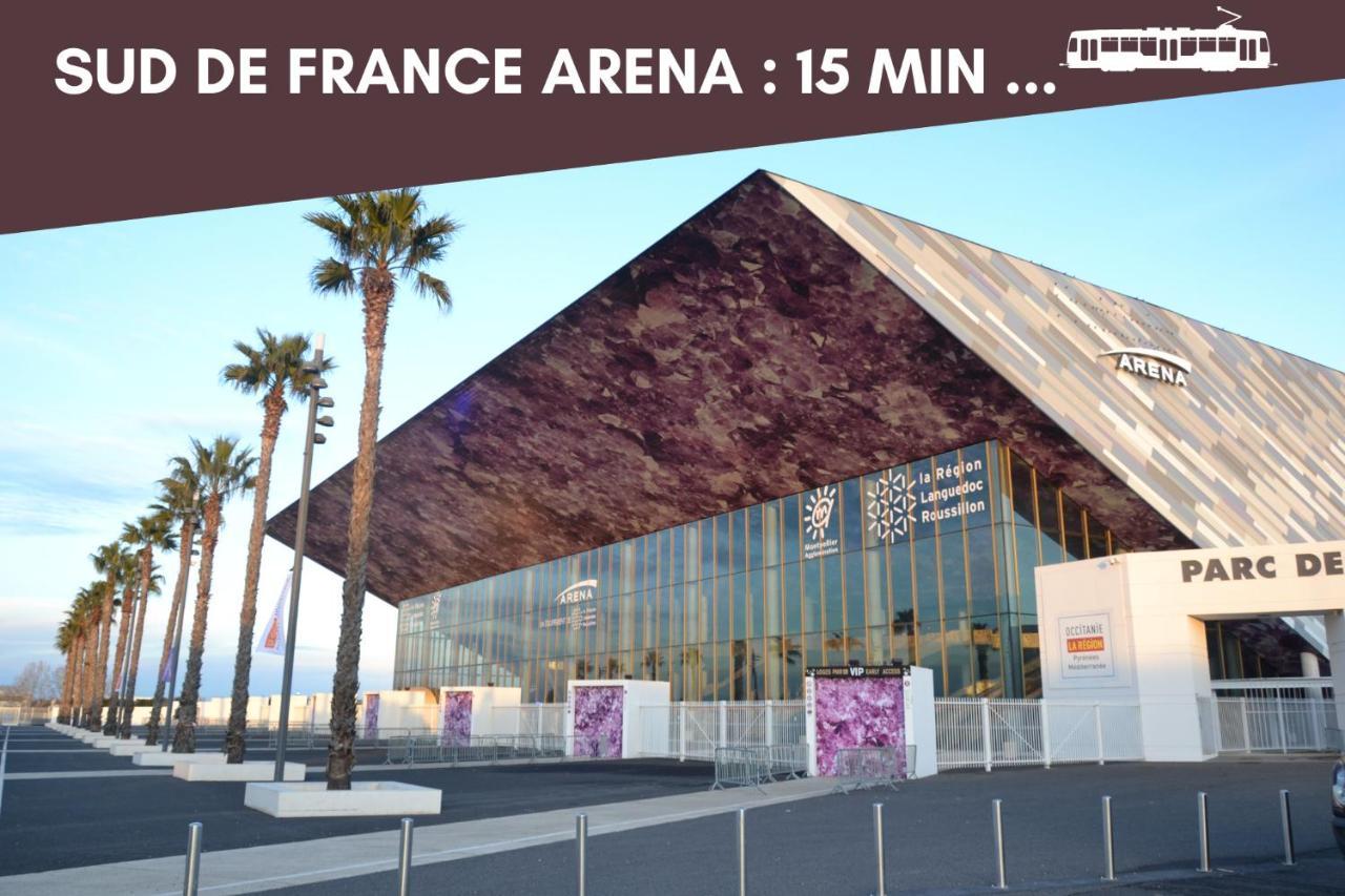 Nouveau - Jungle Montpeul - Clim - Wifi Fibre - Netflix - 5' Du Centre Et Gare - Parking - Loggia - 15' Des Plages Montpellier Exterior foto