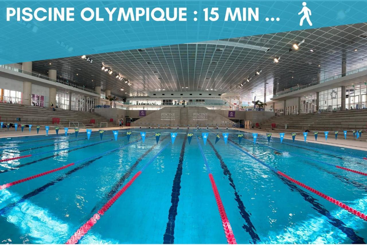 Nouveau - Jungle Montpeul - Clim - Wifi Fibre - Netflix - 5' Du Centre Et Gare - Parking - Loggia - 15' Des Plages Montpellier Exterior foto